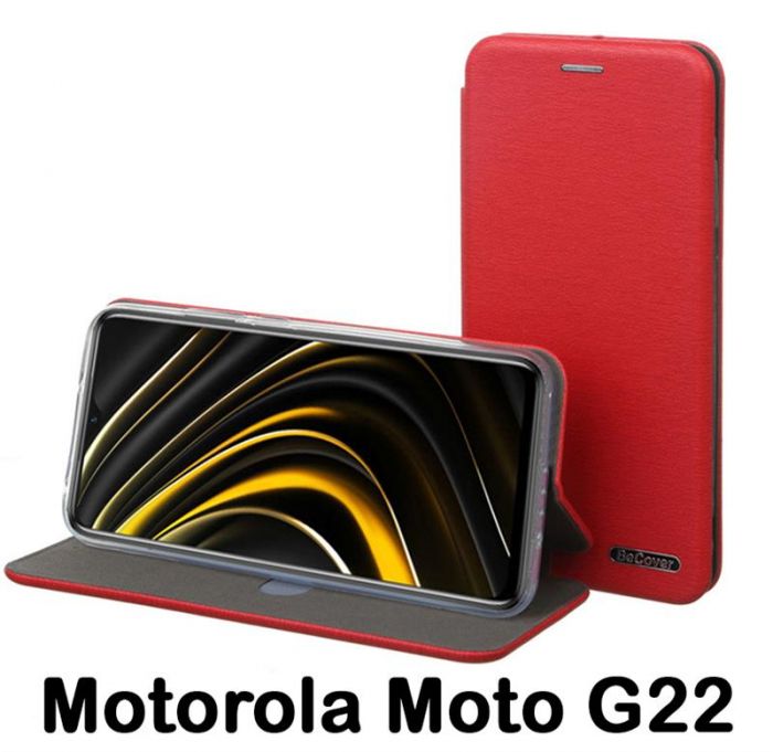 Чохол-книжка BeCover Exclusive для Motorola Moto G22 Burgundy Red (707909)