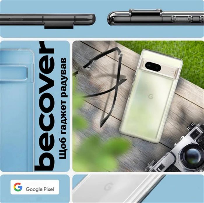 Чохол-накладка BeCover для Google Pixel 7a Transparancy (709087)