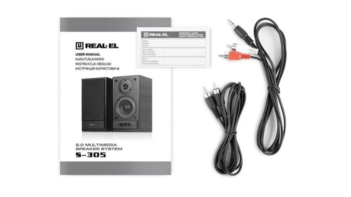 Акустична система REAL-EL S-305 Black