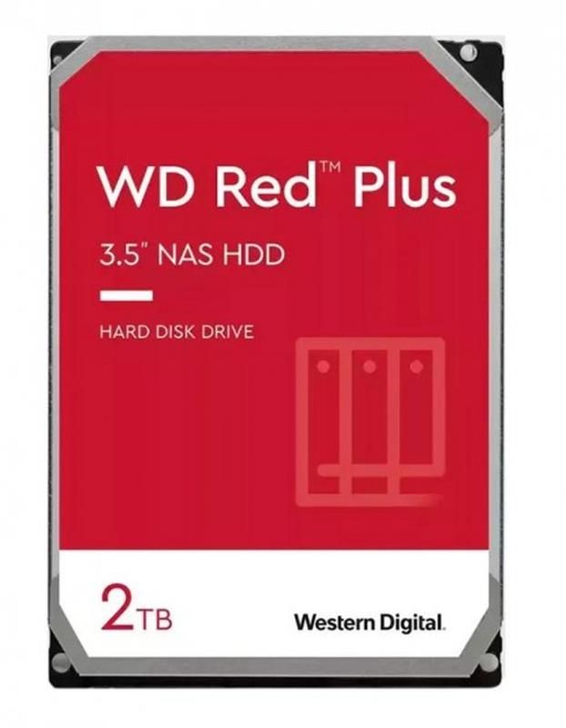 Накопичувач HDD SATA 2.0TB WD Red Plus 5400rpm 64MB (WD20EFPX)
