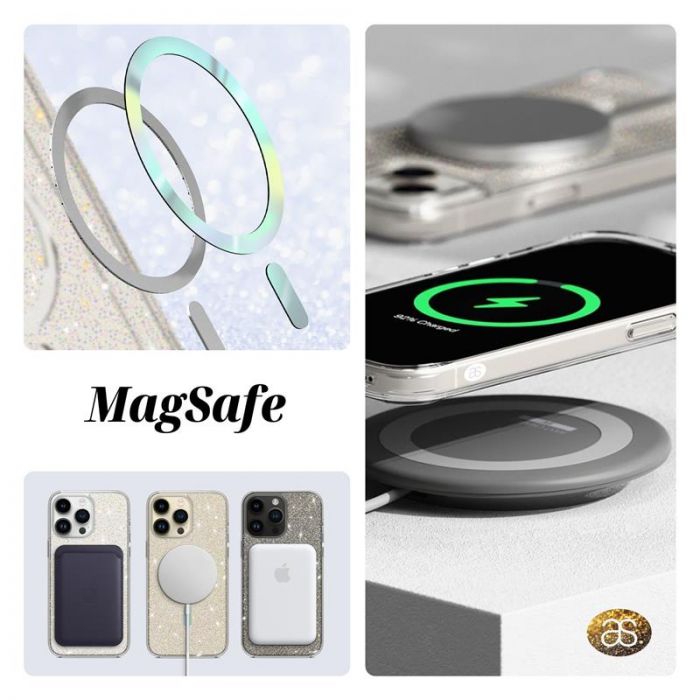 Чохол-накладка Armorstandart Glow Magsafe для Apple iPhone 14 Pro Max Transparent (ARM69725)
