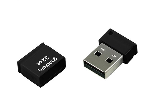 Флеш-накопичувач USB2.0 32GB GOODRAM UPI2 (Piccolo) Black (UPI2-0320K0R11)