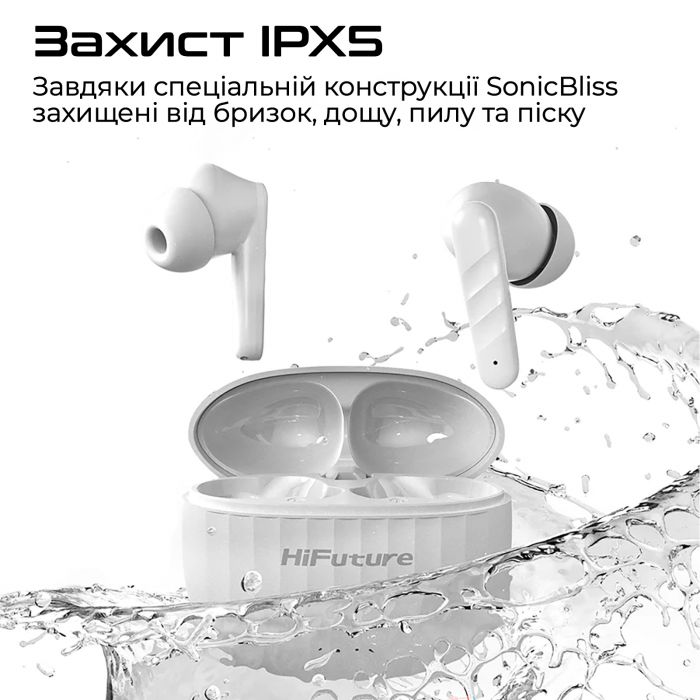 Bluetooth-гарнітура HiFuture SonicBliss White (sonicbliss.white)