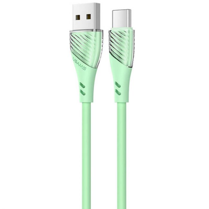 Кабель Usams US-SJ494 USB - USB Type-C, 1 м, Green (SJ494USB02)
