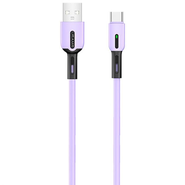 Кабель Usams US-SJ433 USB - USB Type-C, 1 м, Purple (SJ433USB04)