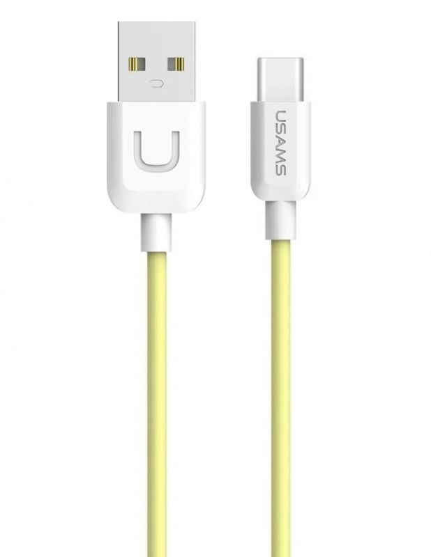 Кабель Usams US-SJ099 USB - USB Type-C, 1 м, Yellow (TCUSBXD05)