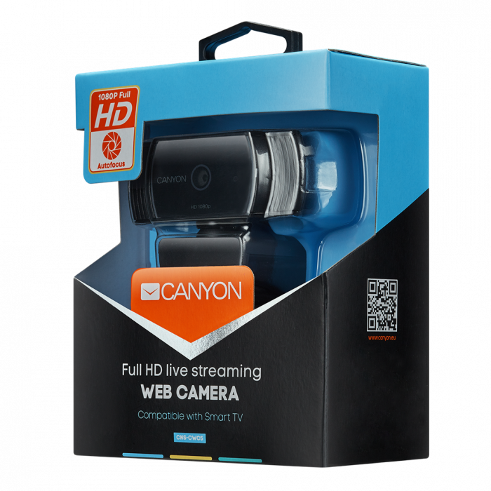 Веб-камера Canyon CNS-CWC5 Black