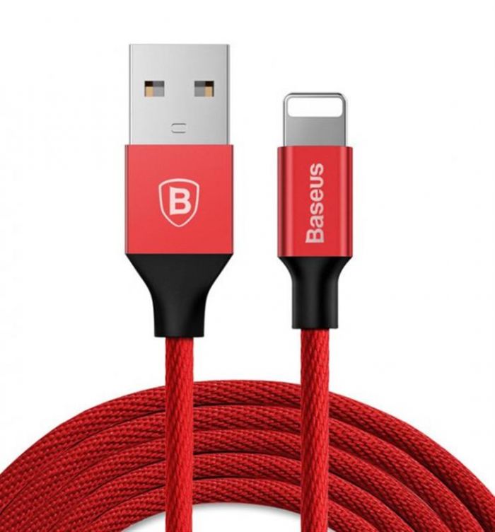 Кабель Baseus Yiven USB - Lightning (M/M), 1.8 м Red (CALYW-A09)