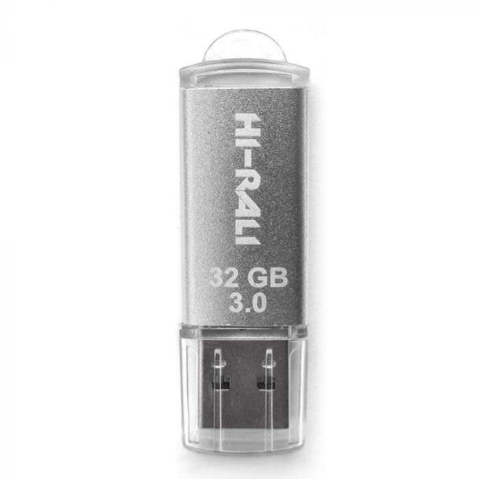 Флеш-накопичувач USB3.0 32GB Hi-Rali Rocket Series Silver (HI-32GB3VCSL)