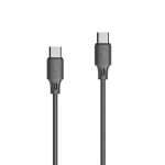 Кабель WK WDC-106a 3А USB-C - USB-C (M/M), 1 м Black
