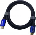 Кабель ATcom HDMI - HDMI V 2.1 (M/M), Real 8K 48Gbps, 10 м, Black/Blue (88810)
