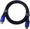 Кабель ATcom HDMI - HDMI V 2.1 (M/M), Real 8K 48Gbps, 5 м, Black/Blue (88855)