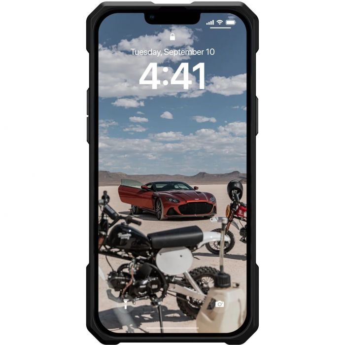 Чохол-накладка Urban Armor Gear Monarch Pro with MagSafe для Apple iPhone 14 Plus/15 Plus Kevlar Silver (114029113933)