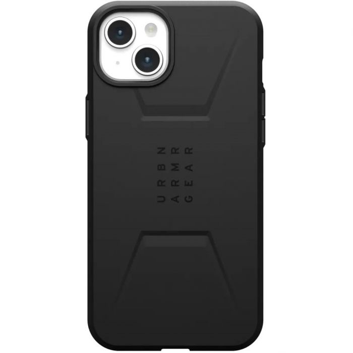 Чохол-накладка Urban Armor Gear Civilian Magsafe для Apple iPhone 15 Plus Black (114306114040)