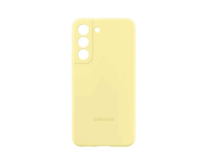 Чохол-накладка Samsung Silicone Cover для Samsung Galaxy S22 SM-S901 Butter Yellow (EF-PS901TYEGRU)