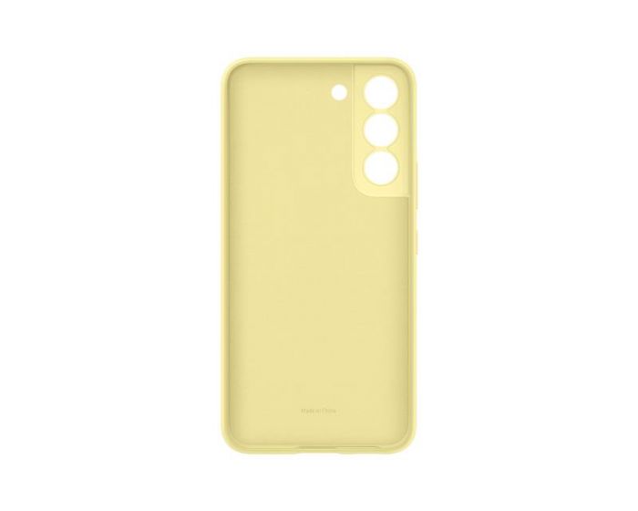 Чохол-накладка Samsung Silicone Cover для Samsung Galaxy S22 SM-S901 Butter Yellow (EF-PS901TYEGRU)