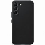 Чохол-накладка Samsung Leather Cover для Samsung Galaxy S22 SM-S901 Black (EF-VS901LBEGRU)