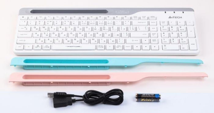 Клавіатура бездротова A4Tech Fstyler FBK25 White 