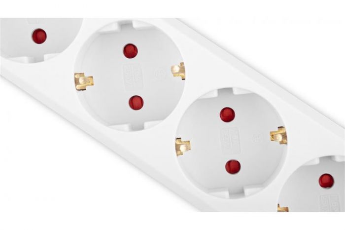 Фільтр живлення REAL-EL RS-6 Protect M 5м White (EL122300035)