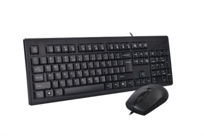 Комплект (клавіатура, миша) A4Tech KR-8372S Black