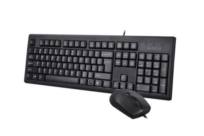 Комплект (клавіатура, миша) A4Tech KR-8372S Black