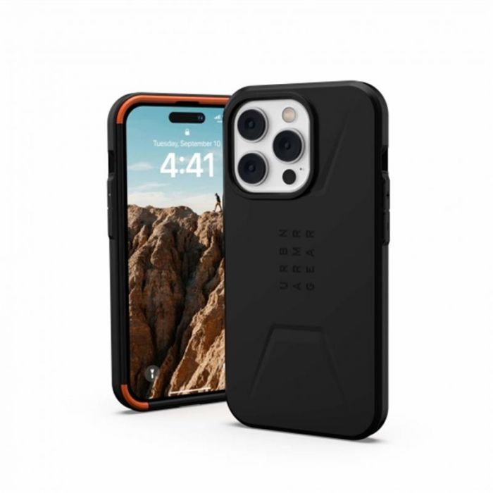 Чохол-накладка Urban Armor Gear Civilian Magsafe для Apple iPhone 14 Pro Black (114038114040)