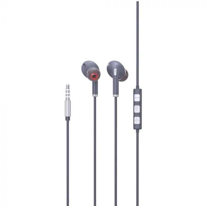 Гарнітура SkyDolphin SR01 with mic Silver (HF-000476)_бн