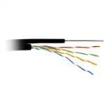 Кабель для зовнішнього прокладення Atcom (13760) FTP, CAT5е, 4х2х0,5 мм, CCA, бухта 305 м, з тросом 1.2 мм