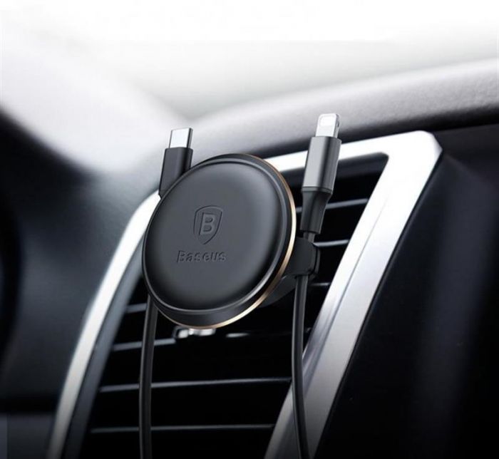 Тримач автомобільний Baseus Magnetic Air Vent Gold (SUGX-A0V)