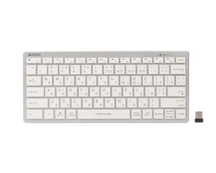 Клавіатура A4Tech Fstyler FBX51C White