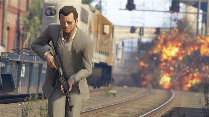 Гра Grand Theft Auto V для PlayStation 5, Russian Subtitles, Blu-Ray диск (5026555431842)