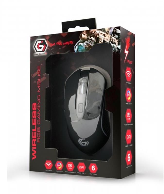 Миша бездротова Gembird MUSGW-6BL-01 Black