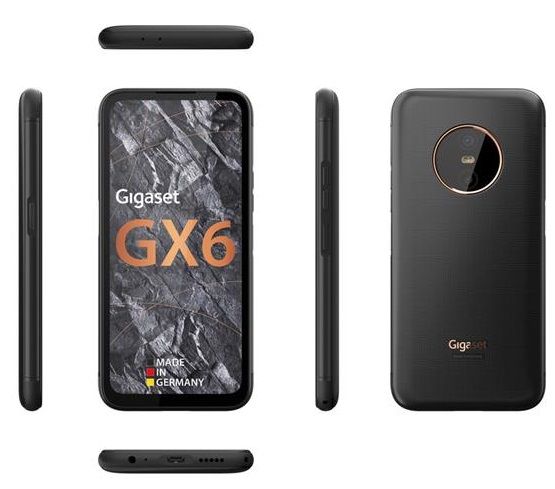 Смартфон Gigaset GX6 IM 8/128 GB Dual Sim Titanium Black (S30853-H1529-R112)