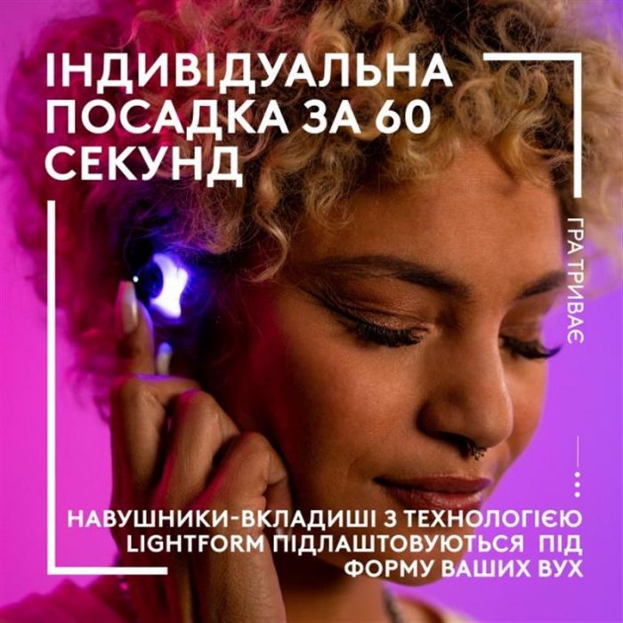 Гарнітура Logitech FITS True Wireless Gaming Earbuds White (985-001183)