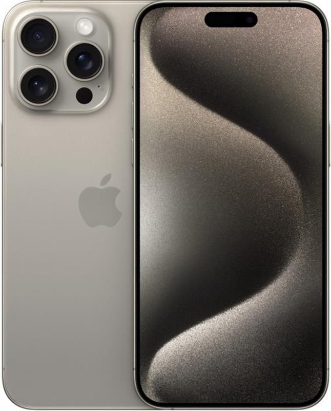 Смартфон Apple iPhone 15 Pro Max 256GB A3106 Natural Titanium (MU793RX/A)