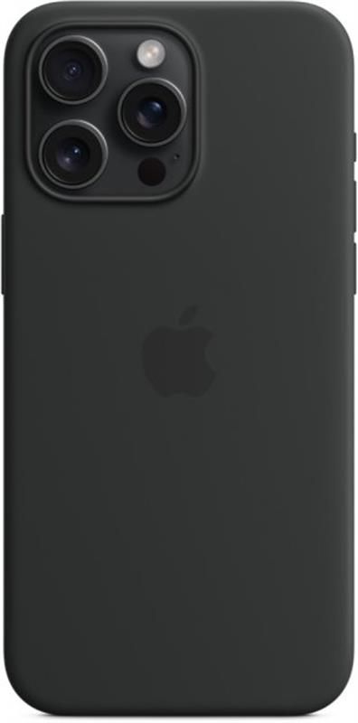 Чохол-накладка Apple Silicone Case with MagSafe для Apple iPhone 15 Pro Max Black (MT1M3)