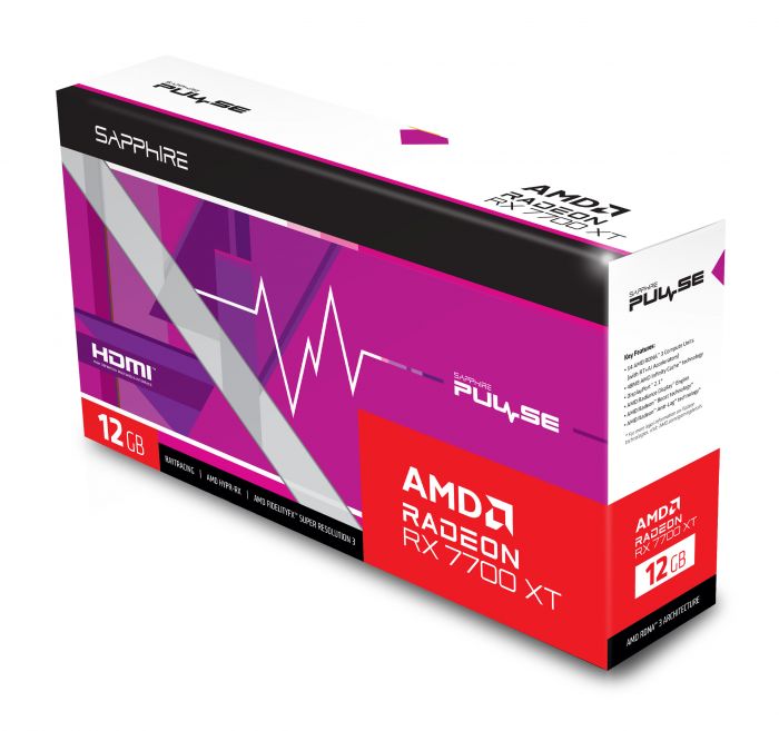 Відеокарта AMD Radeon RX 7700 XT 12GB GDDR6 Pulse Gaming Sapphire (11335-04-20G)
