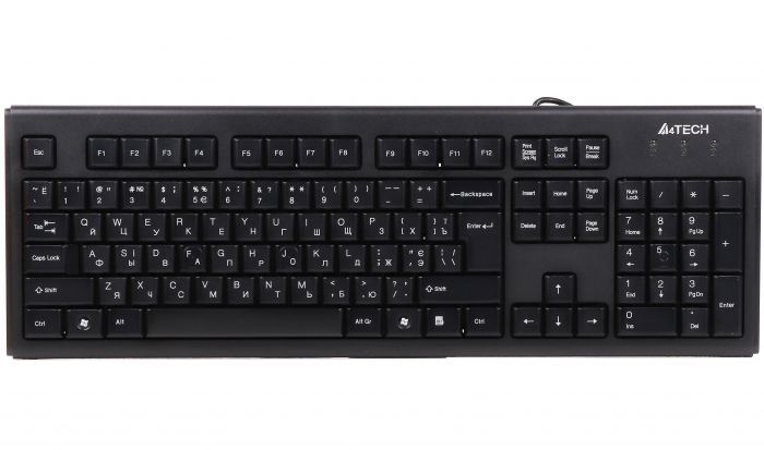 Комплект (клавіатура, миша) A4Tech KR-8572 Black