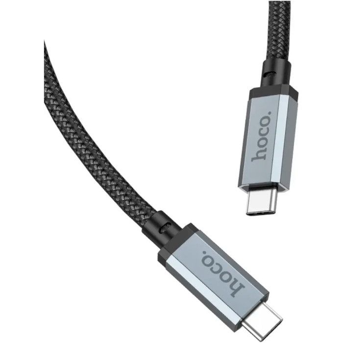 Кабель Hoco US05 USB Type-C - USB Type-C (M/M) (40Gbps), USB4, 100W, 2 м, Black (US052B)