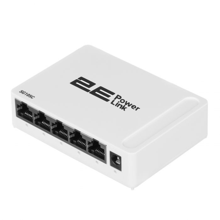 Комутатор 2E PowerLink SG105C (5xGE, некерований)