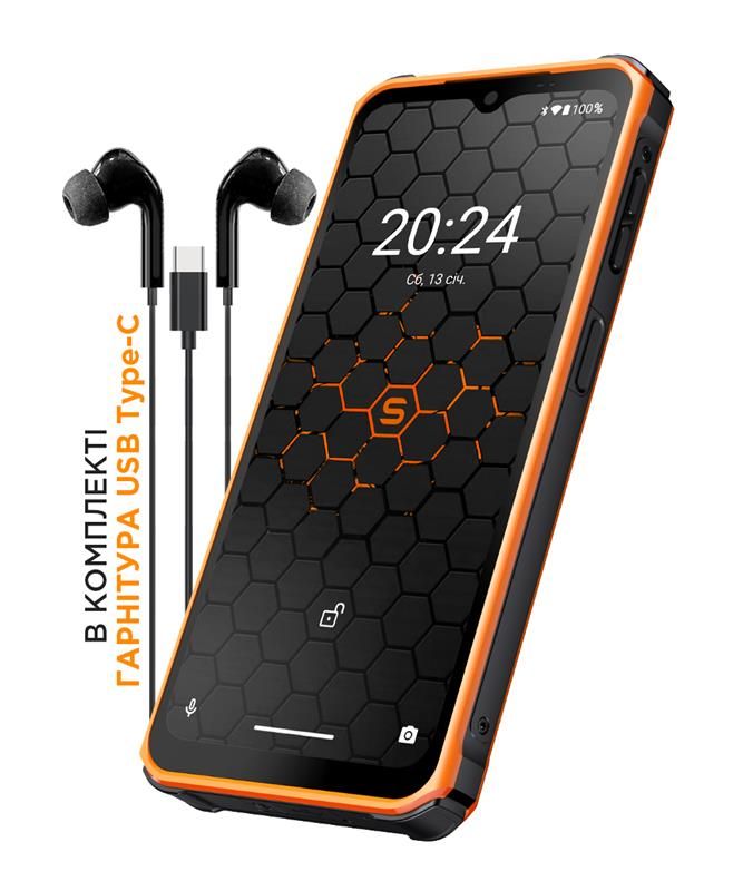 Смартфон Sigma mobile X-treme PQ56 Dual Sim Black/Orange 