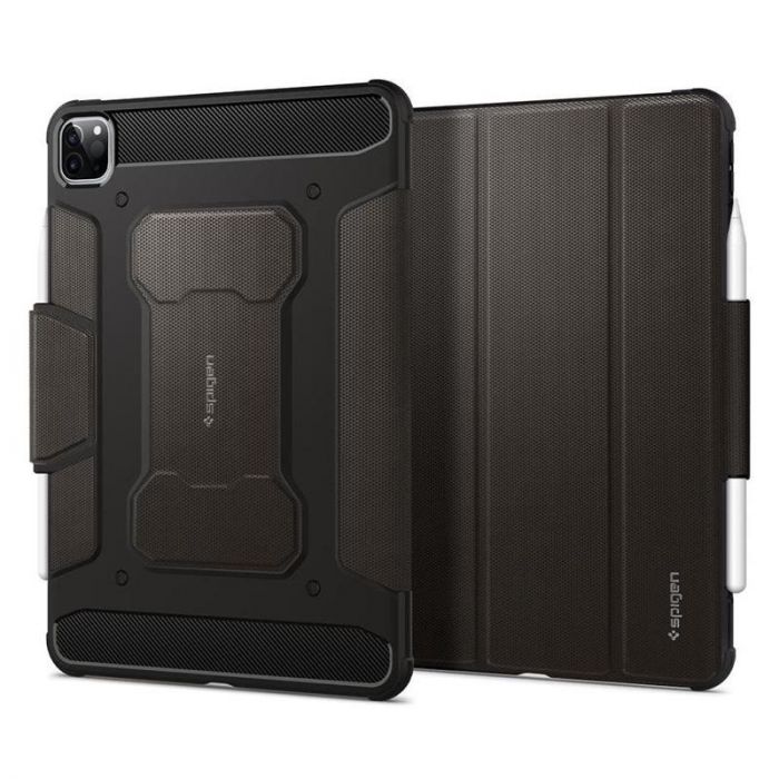 Чохол-книжка Spigen Rugged Armor Pro для Apple iPad Pro 11 (2020/2021/2022) Gunmetal (ACS01025)