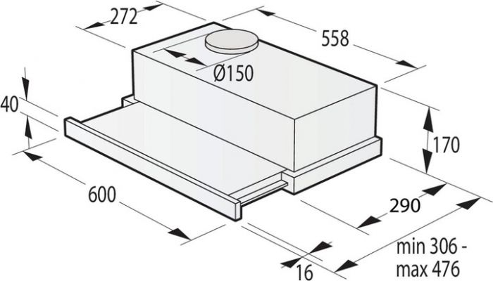 Витяжка Gorenje TH64E4BG