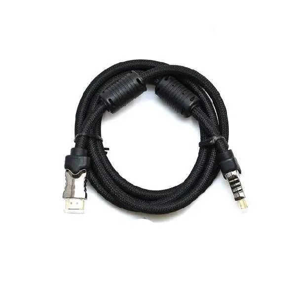 Кабель Gresso H3003 HDMI - HDMI (M/M), 2 ферити, обплетення, 3 м, круглий (2000700002173)