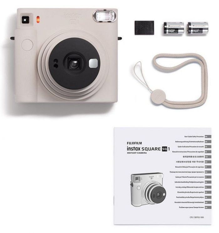 Фотокамера миттєвого друку Fujifilm Instax SQ1 Chalk White (16672166)