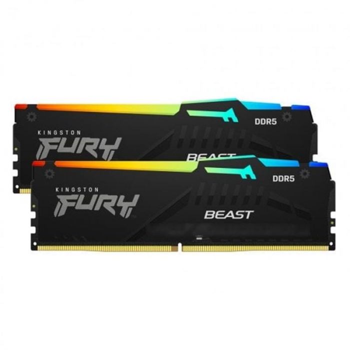 Модуль пам`яті DDR5 2x8GB/6000 Kingston Fury Beast RGB (KF560C36BBEAK2-16)