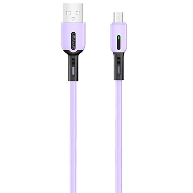 Кабель Usams US-SJ432 USB - Micro USB (M/M), 1 м, Purple (SJ432USB04)