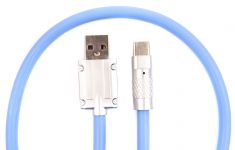 Кабель Dengos USB - USB Type-C (M/M) 1 м Blue (PLS-TC-NS-BLUE)