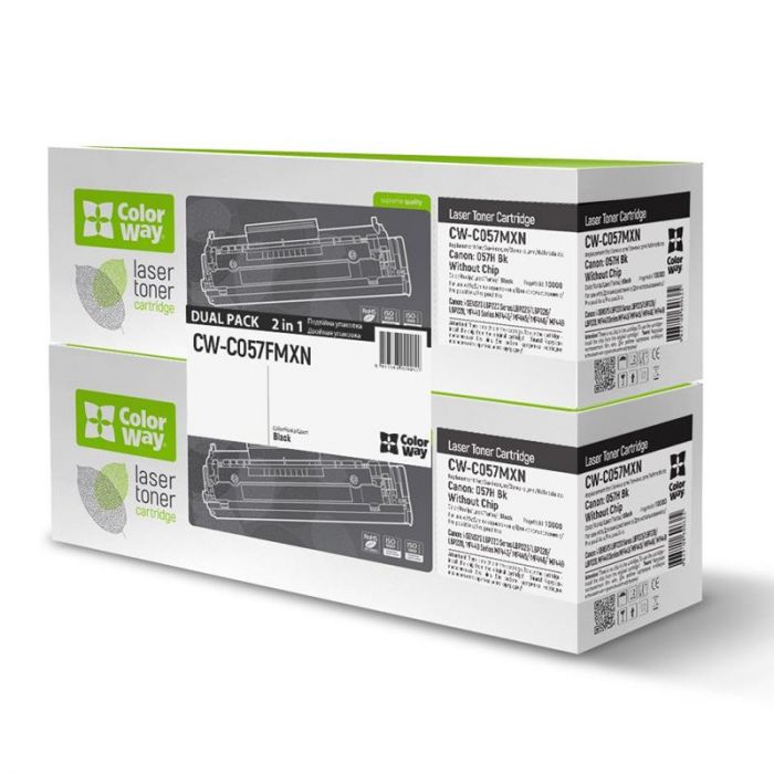 Картридж ColorWay (CW-C057FMXN) Canon LBP223dw/226dw/228x/MF443dw/445dw/446x/449x (Canon 057H) Dual Pack