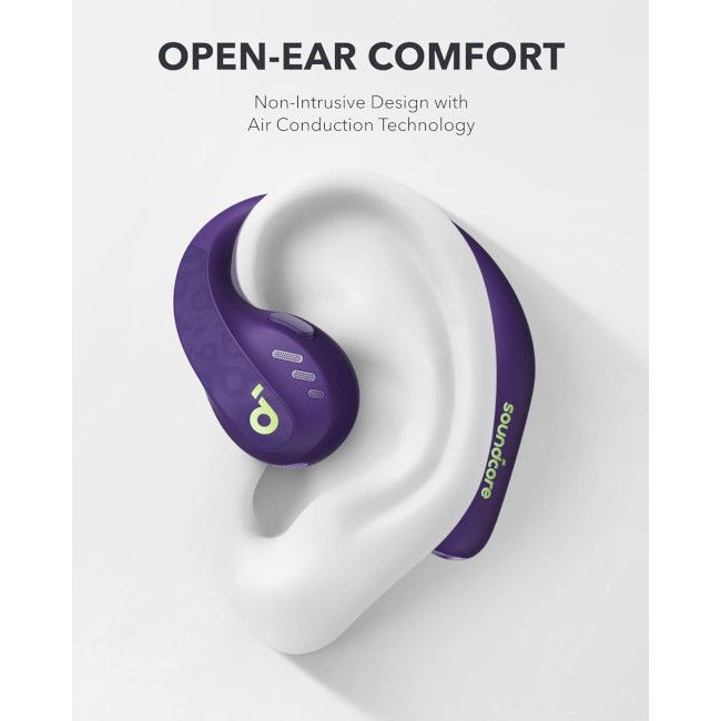 Bluetooth-гарнітура Anker SoundCore AeroFit Pro Purple (A3871GQ1)